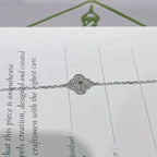 [Imperial] CLOVER  SINGLE FLOWER BRACELET SILVER