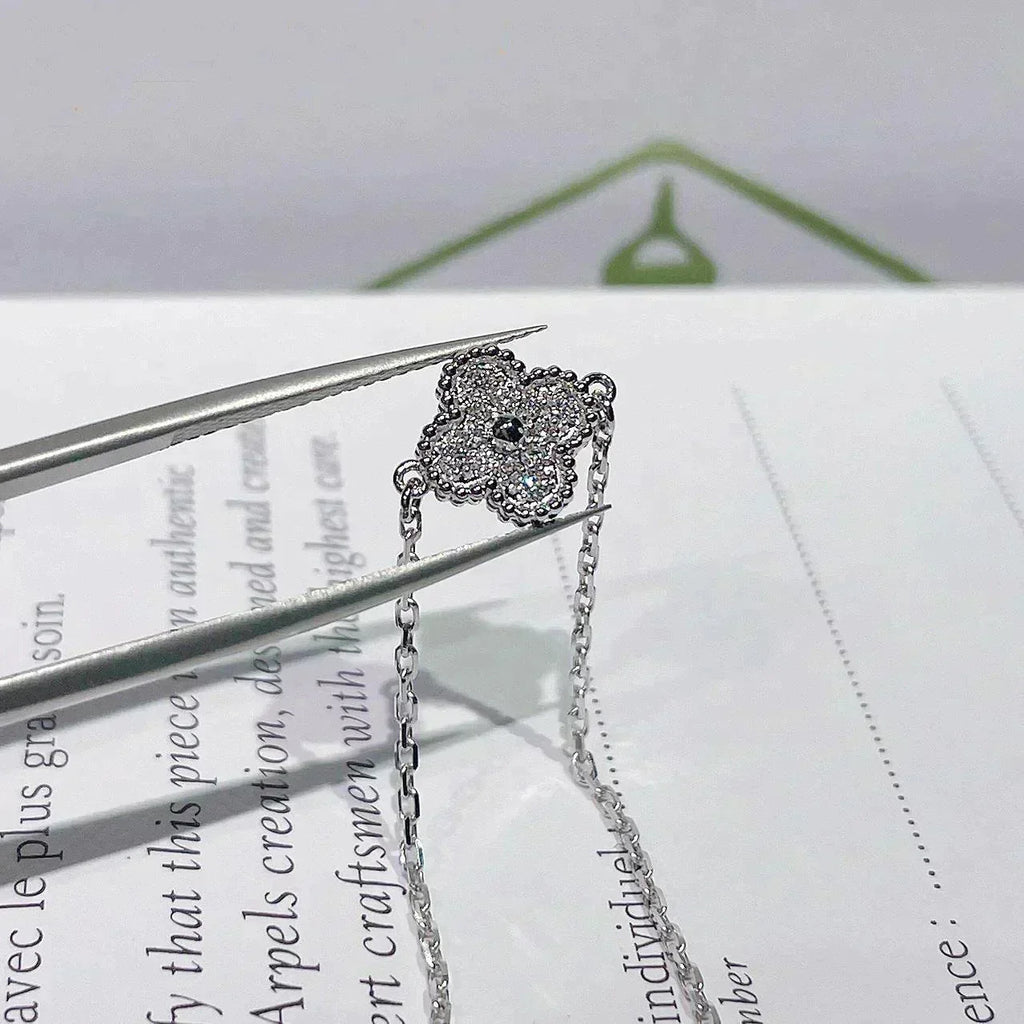 [Imperial] CLOVER  SINGLE FLOWER BRACELET SILVER