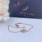 [Imperial] CLOVER WHITE MOP SINGLE FLOWER BRACELET