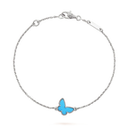 [Imperial] BUTTERFLY TURQUOISE BUTTERFLY BRACELET SILVER