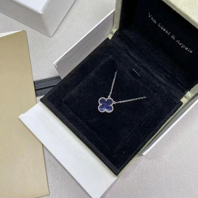 [Imperial] CLOVER 15MM PIETERSITE NECKLACE SILVER