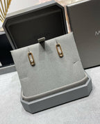 [Imperial] MOVE UNO SMALL 1 DIAMOND EARRINGS