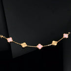 [Imperial]New  CLOVER 5 MOTIFS  PINK MOP BRACELET COLLECTION