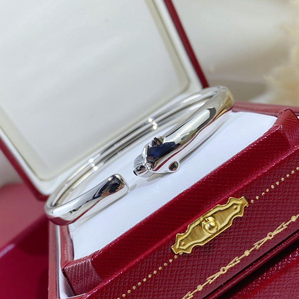 [Imperial] PANTHERE SILVER OPEN BRACELET