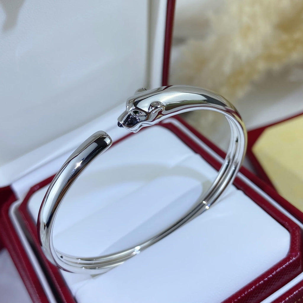 [Imperial] PANTHERE SILVER OPEN BRACELET