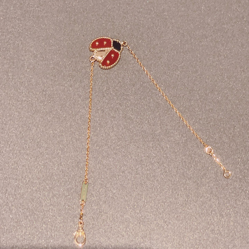 [Imperial] LUCKY SPRING 1 MOTIF PINK GOLD BRACELET