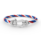 [Imperial] FORCE LARGE HORSESHOE FULL DIAMOND BRACELET SILVER