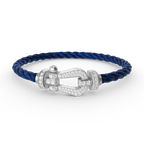 [Imperial] FORCE LARGE HORSESHOE FULL DIAMOND BRACELET SILVER