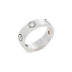 [Imperial] LOVE RING 5.5MM 3 DIAMONDS SILVER